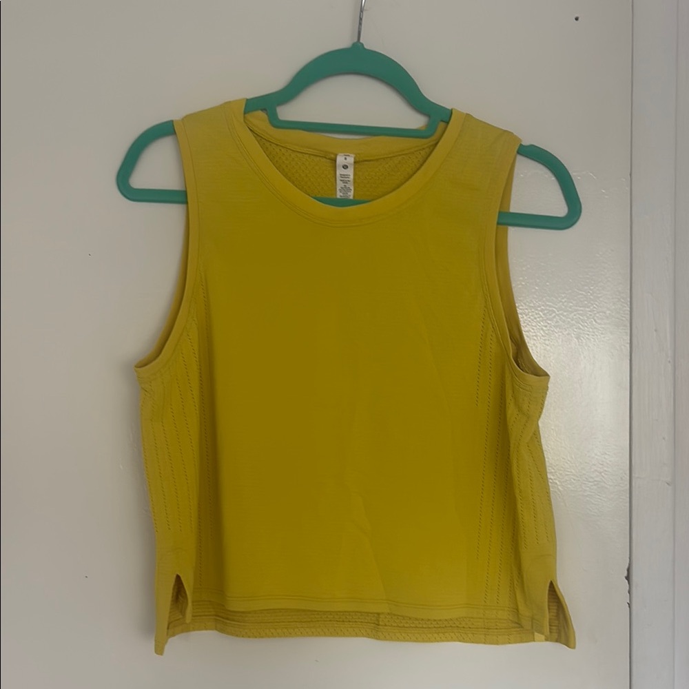 Yellow Sleeveless Women's Top